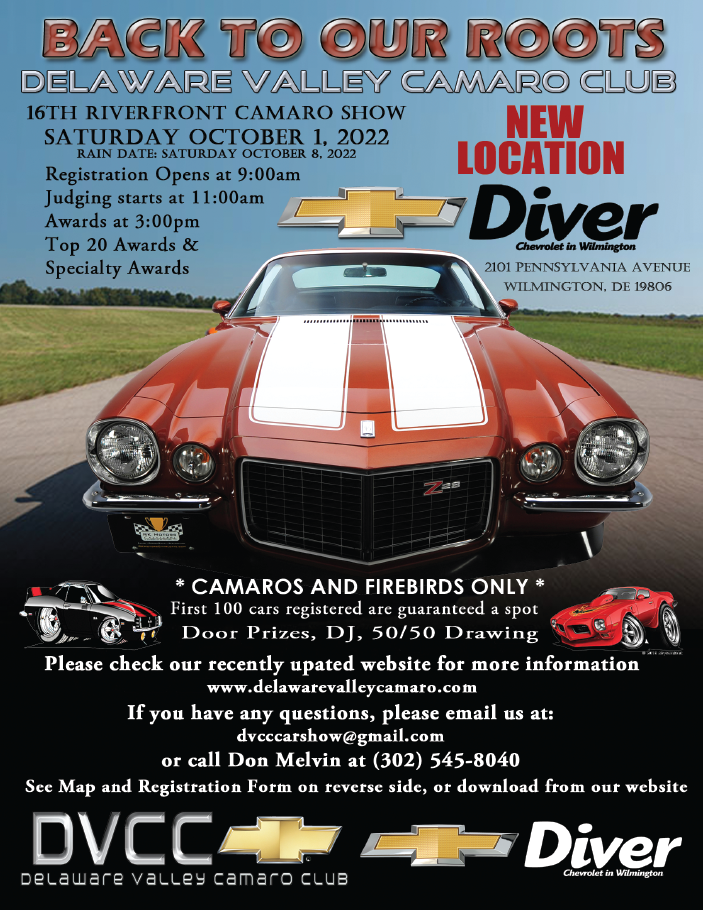 Home - Delaware Valley Camaro Club